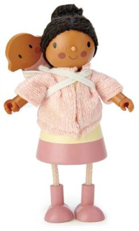 Figurina Doamna Forrester cu bebelus in marsupiu