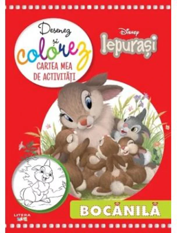 Disney. Iepurasi. Desenez si colorez. Cartea mea de activitati