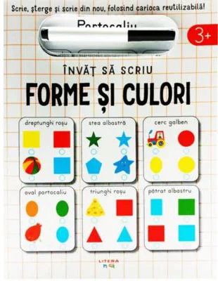 Invat sa scriu. Forme si culori