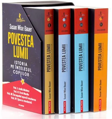 Povestea lumii. Istoria pe intelesul copiilor. Set 4 volume + caseta de colectie - Susan Wise Bauer