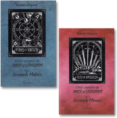 Pachet Ghid complet de tarot si ezoterism. Volumele 1-2
