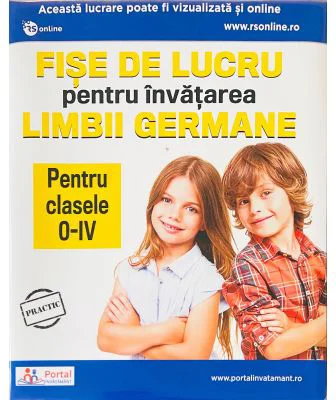 Fise de lucru pentru invatarea limbii germane clasele 0-4 - Cristina Lucia Calinescu