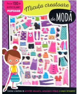 Micuta creatoare de moda. Autocolante pufoase