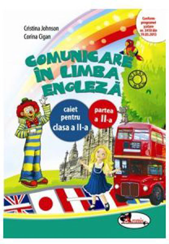 Caiet limba engleza semestrul 2, clasa a 2-a - Cristina Johnson
