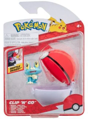 Figurine Clip N Go, Froakie & Poke Ball