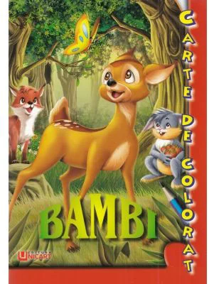 Bambi. Carte de colorat