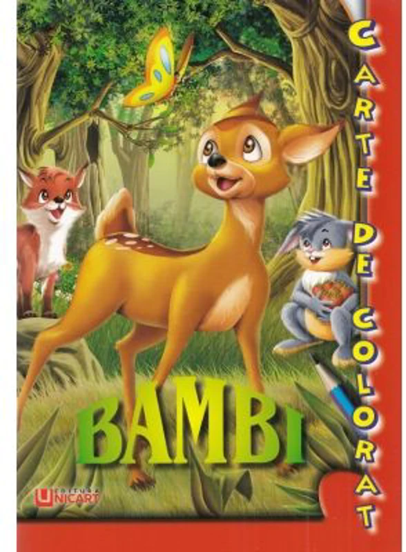 Bambi. Carte de colorat