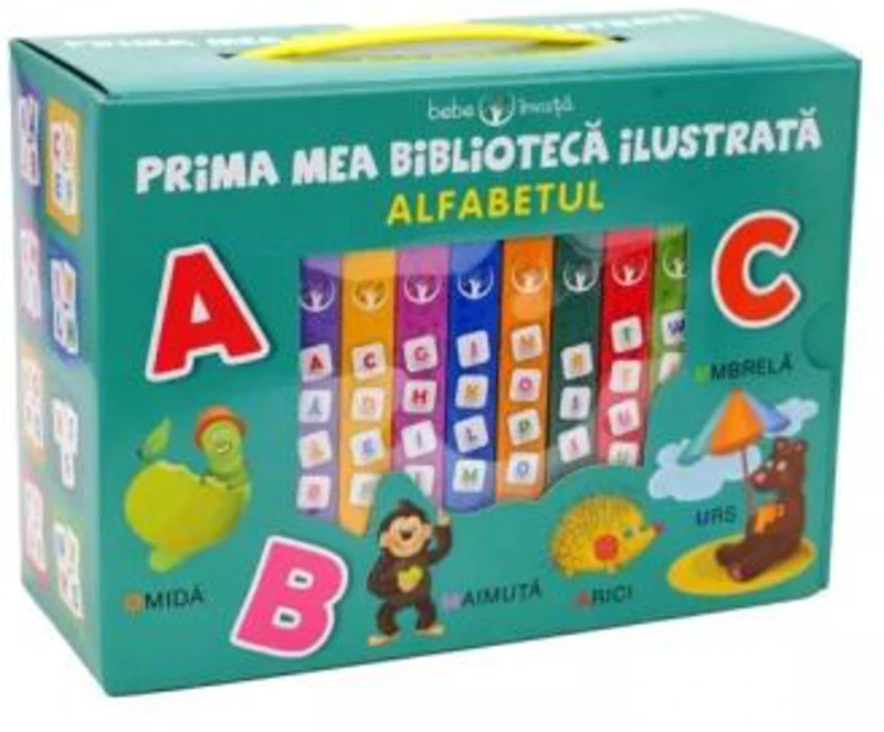 Cutie. Bebe invata. Prima mea biblioteca ilustrata. Alfabetul
