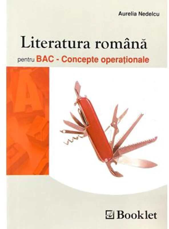 Literatura romana pentru BAC. Concepte operationale