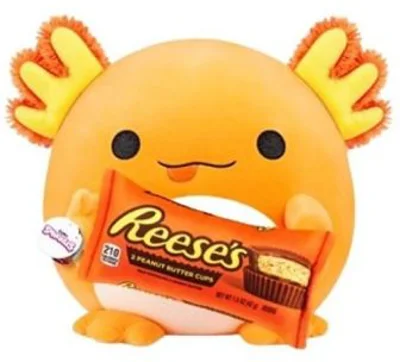 Jucarie de plus colectionabila Snackles, 35 cm, Snaxolotyl