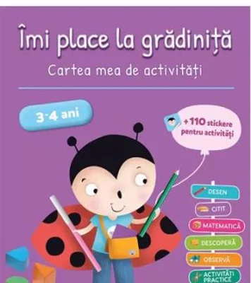 Imi place la gradinita 3-4 ani. Cartea mea de activitati - Brigitte Salinas, Francoise Kretz-Idas