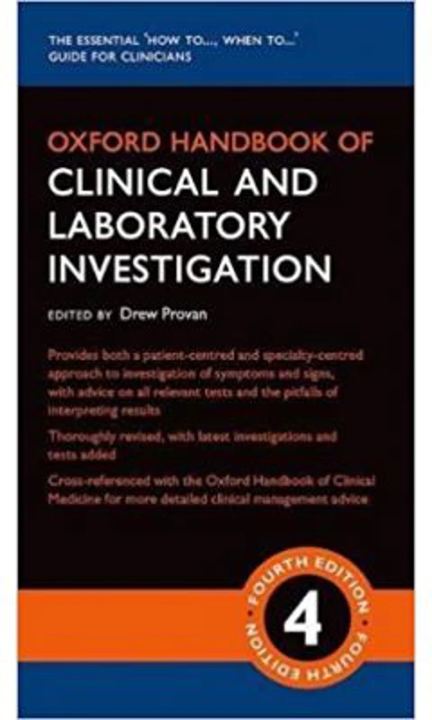 Oxford Handbook of Clinical and Laboratory Investigation - Drew Provan