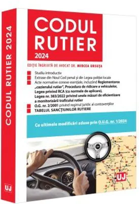 Codul rutier 2024. Editie tiparita pe hartie alba