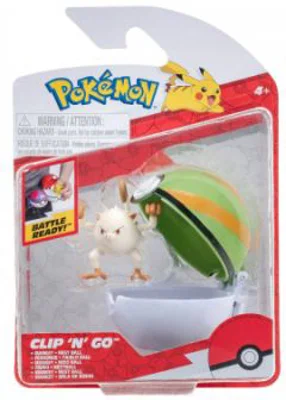 Figurine Clip N Go, Mankey & Nest Ball
