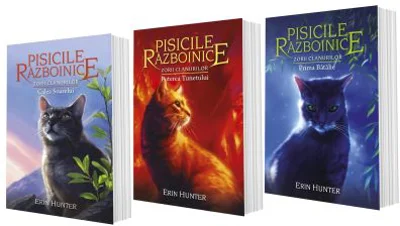 Pachet Pisicile Razboinice. Seria 5. Zorii clanurilor. Calea Soarelui, Cartile 25 - 27 - Erin Hunter