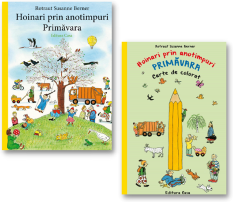 Set Hoinari prin anotimpuri - Primavara - Rotraut Susanne Berner