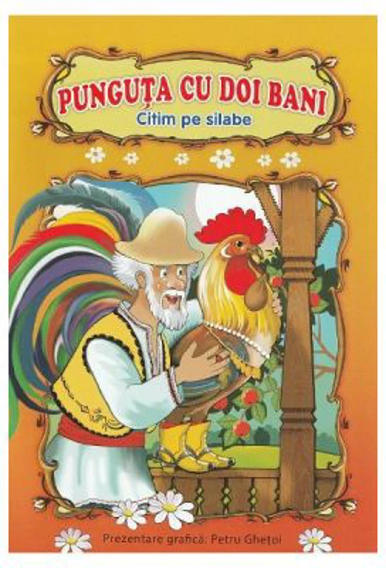 Punguta cu doi bani. Citim pe silabe