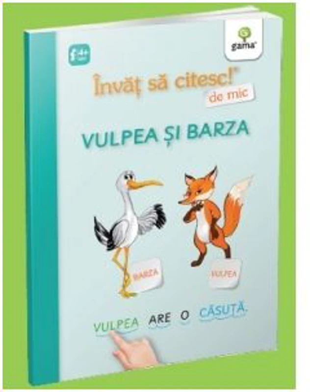 Invat sa citesc! de mic... Vulpea si barza