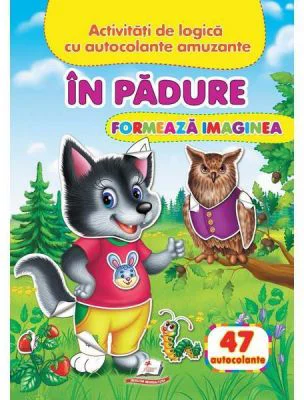 In padure. Formeaza imaginea. 47 autocolante