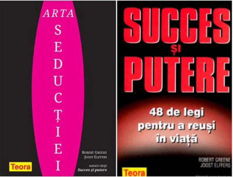 Pachet format din doua titluri Arta seductiei, Succes si putere. 48 de legi pentru a reusi in viata - Robert Greene, Joost Elffers