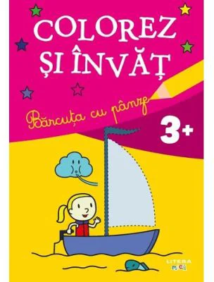 Colorez si invat. Barcuta cu panze