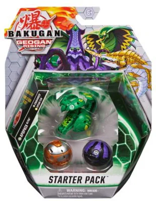 Bakugan S3 Pachet Starter Apophix Ultra, Crakanoid si Spear Fin