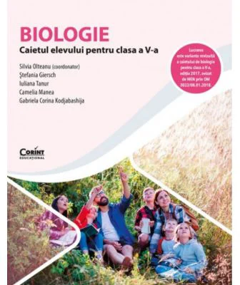 Biologie. Caietul elevului pentru clasa a 5-a