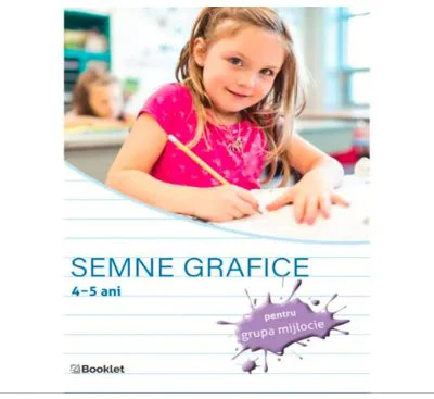 Semne grafice. Caiet de lucru pentru grupa mijlocie