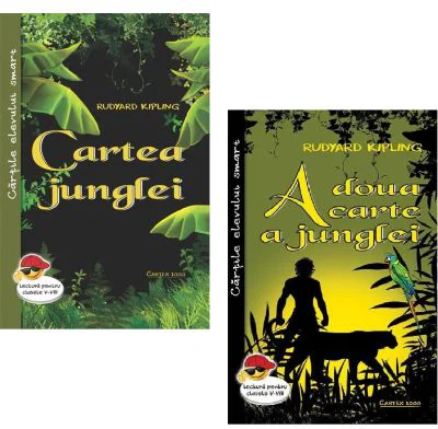 Pachet format din doua titluri Cartea junglei si A doua carte a junglei