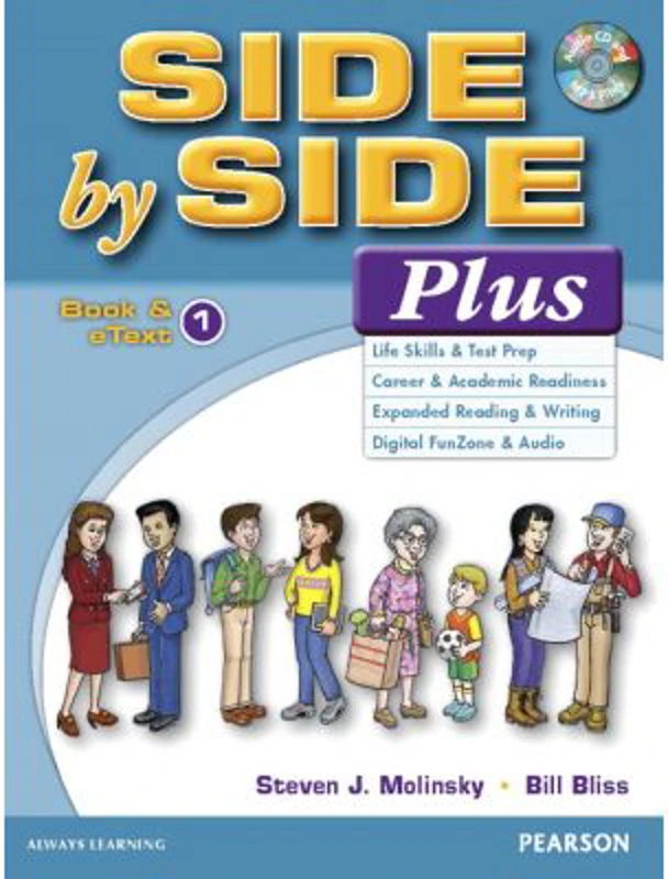 Side by Side Plus 1 Student's Book &amp; eText with Audio CD - Steven J. Molinsky, Bill Bliss