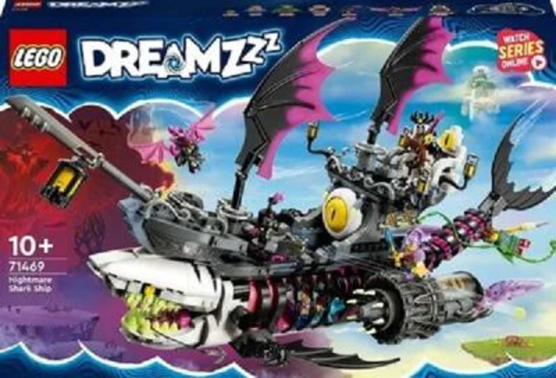 LEGO DREAMZzz. Corabia-rechin de cosmar 71469, 1389 piese