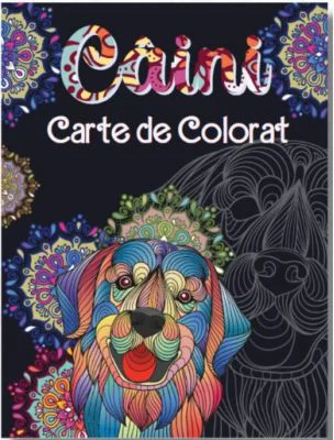 Caini. Carte de colorat mandale