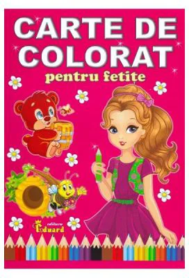 Carte de colorat pentru fetite