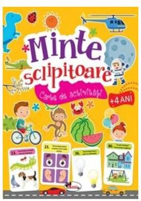 Minte sclipitoare. Carte de activitati +4 ani - Dreamland Publications