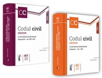 Pachet. Codul civil adnotat cu doctrina si jurisprudenta. Volumele 1-2 - Viorel Terzea