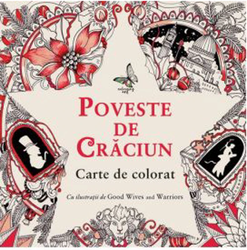 Poveste de Craciun. Carte de colorat