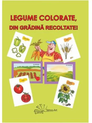 Legume colorate, din gradina recoltate! Set jetoane