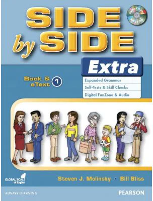Side by Side Extra 1 Student's Book &amp; eText with Audio CD - Steven J. Molinsky, Bill Bliss