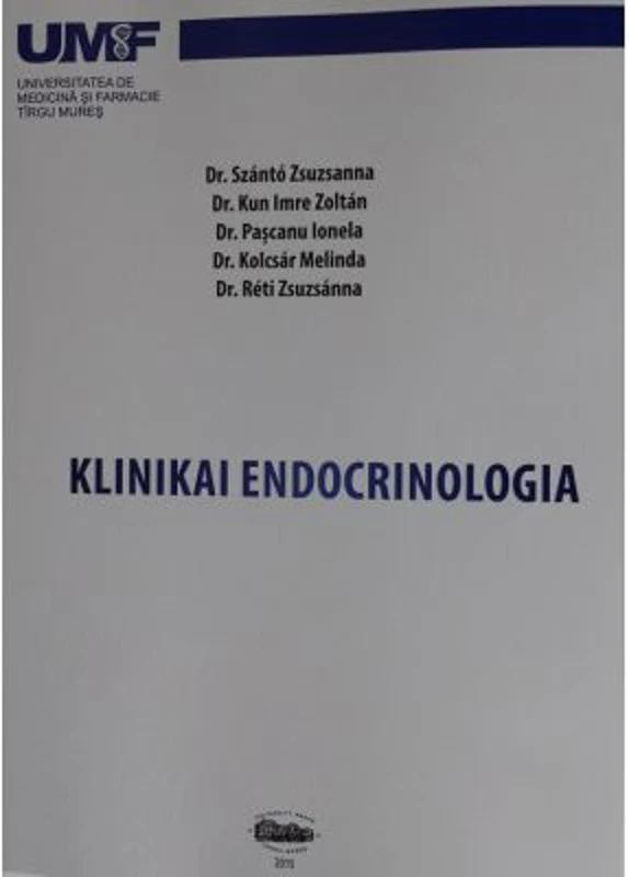 Endocrinologie clinica, in limba maghiara - Szanto Zsuzsanna