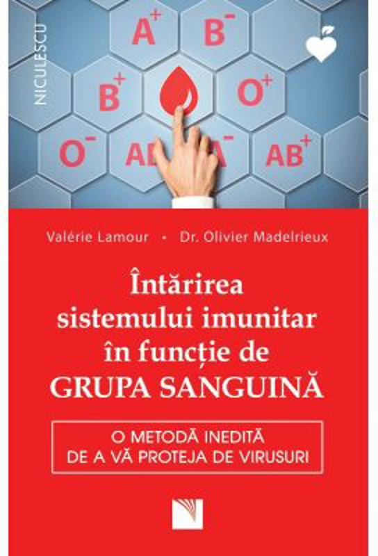 Intarirea sistemului imunitar in functie de GRUPA SANGUINA. O metoda inedita de a va proteja de virusuri - Valerie Lamour, dr. Olivier Madelrieux