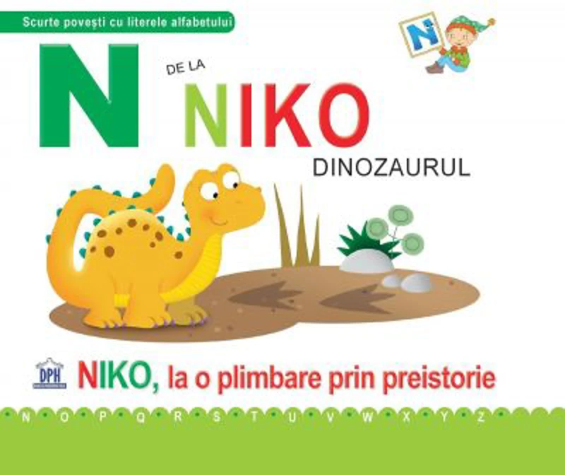 N de la Niko, dinozaurul. Cartonata - Greta Cencetti
