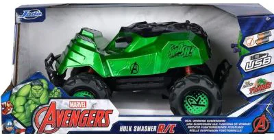 Masinuta cu telecomanda Marvel RC Hulk Smasher, JadaToys