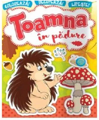 Toamna in padure. Carte de colorat