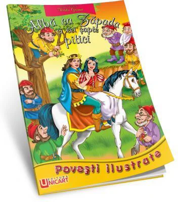 ALBA CA ZAPADA SI CEI SAPTE PITICI - Povesti Ilustrate (FORMAT A3)