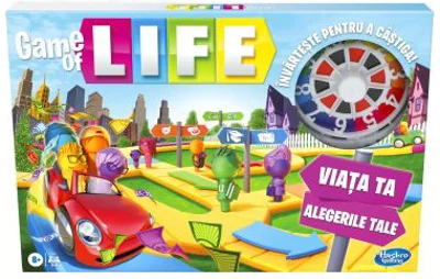 Joc de societate Game of Life Clasic in limba romana, Hasbro
