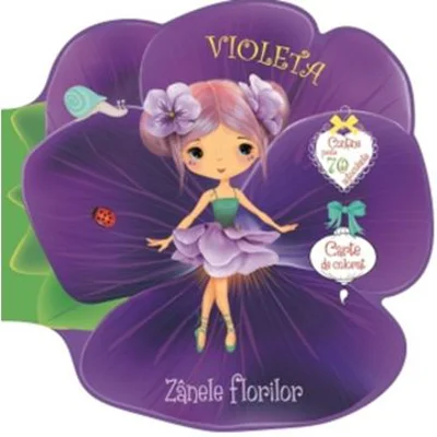 Violeta. Carte de colorat