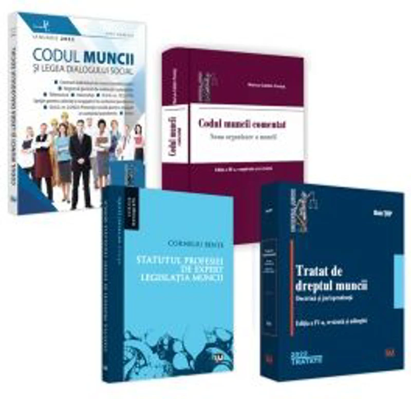 Pachet Codul muncii. Statut, Legislatie, Comentariu si Tratatul cu doctrina si jurisprudenta. 2022