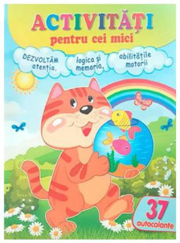 Activitati pentru cei mici. Pisicuta, 37 autocolante