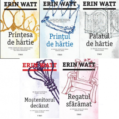 Seria Familia Royal, autor Erin Watt - Pachet 5 volume