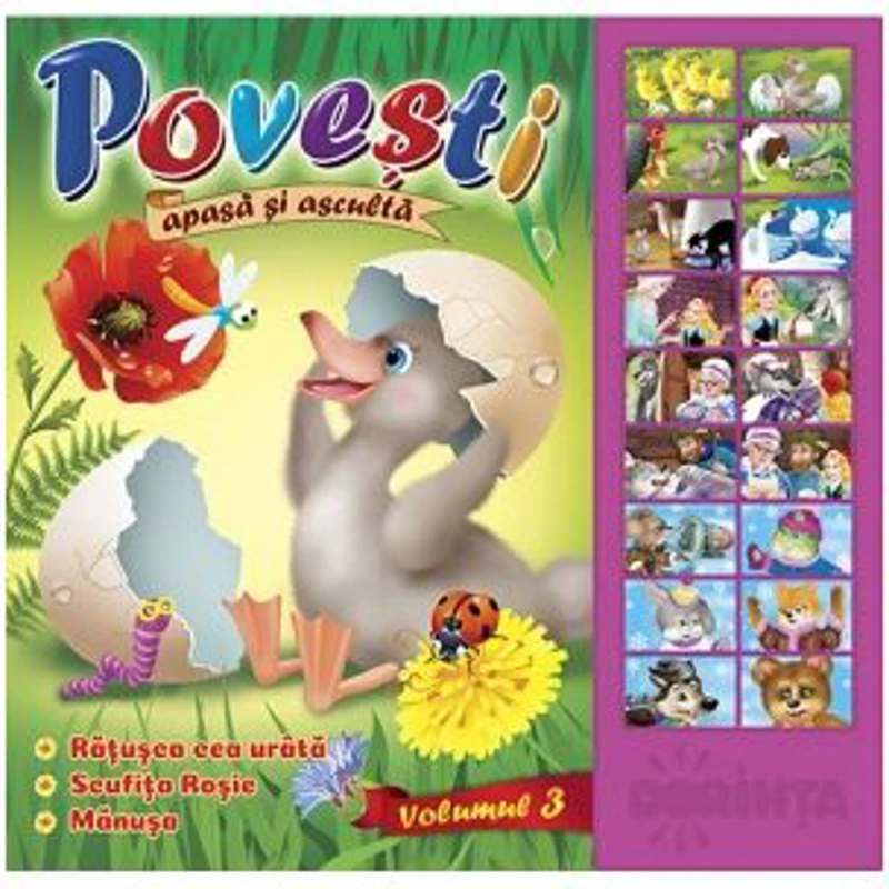 Carte cu sunete. Povesti, volumul 3